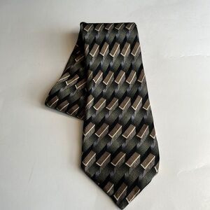 Haggar Clothing Co Corporate Casuals Silk Pattern Tie ✝️